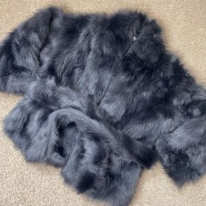 Eva Mendes fur coat